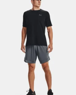 UNDER ARMOUR -T-SHIRT MEZZA MANICA TECH 2.0 SS NERA DA UOMO, 1326413_0001