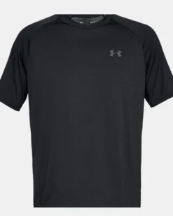 UNDER ARMOUR -T-SHIRT MEZZA MANICA TECH 2.0 SS NERA DA UOMO, 1326413_0001