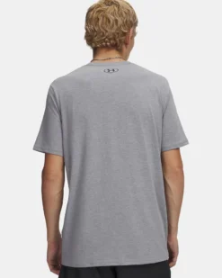 UNDER ARMOUR  - T- SHIRT MEZZA MANICA SPORTSTYLE LEFT  GRIGIA DA UOMO,  1326799_0036