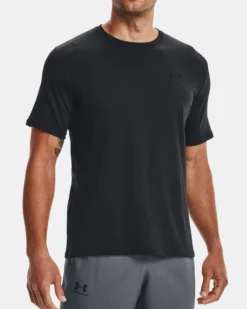 UNDER ARMOUR- T-SHIRT MEZZA MANICA SPORTSTYLE  NERA DA UOMO, 1326799_0001