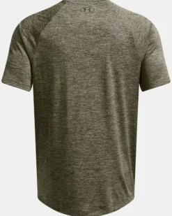 UNDER ARMOUR -T-SHIRT MEZZA MANICA TECH 2.0 SS VERDE DA UOMO, 1326413_0390