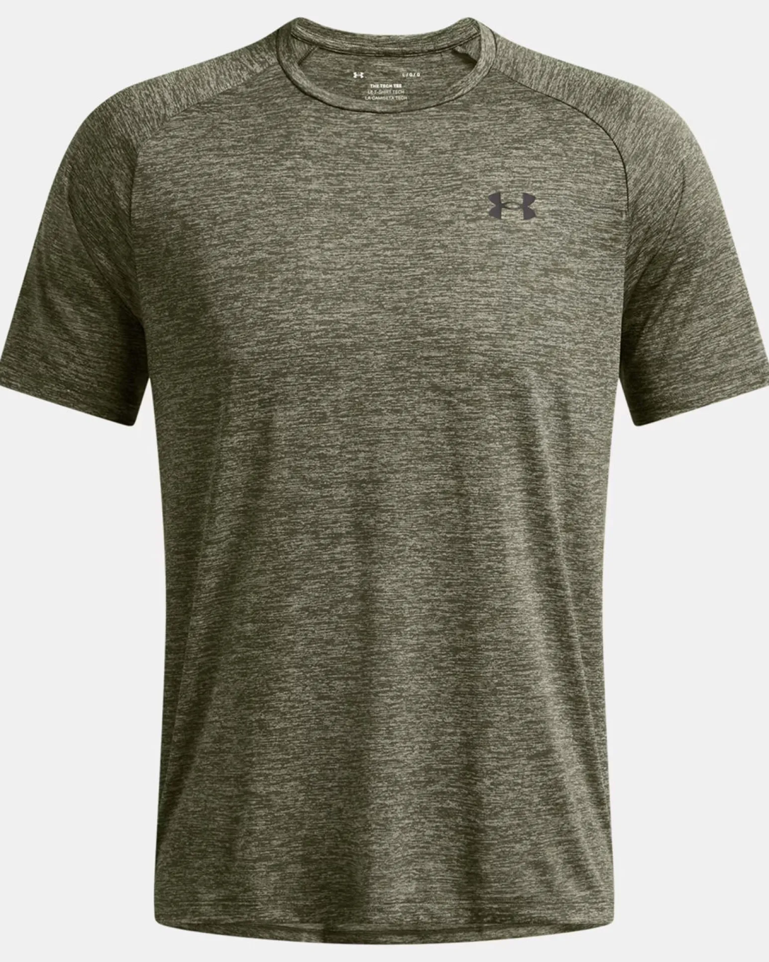 UNDER ARMOUR -T-SHIRT MEZZA MANICA TECH 2.0 SS VERDE DA UOMO, 1326413_0390