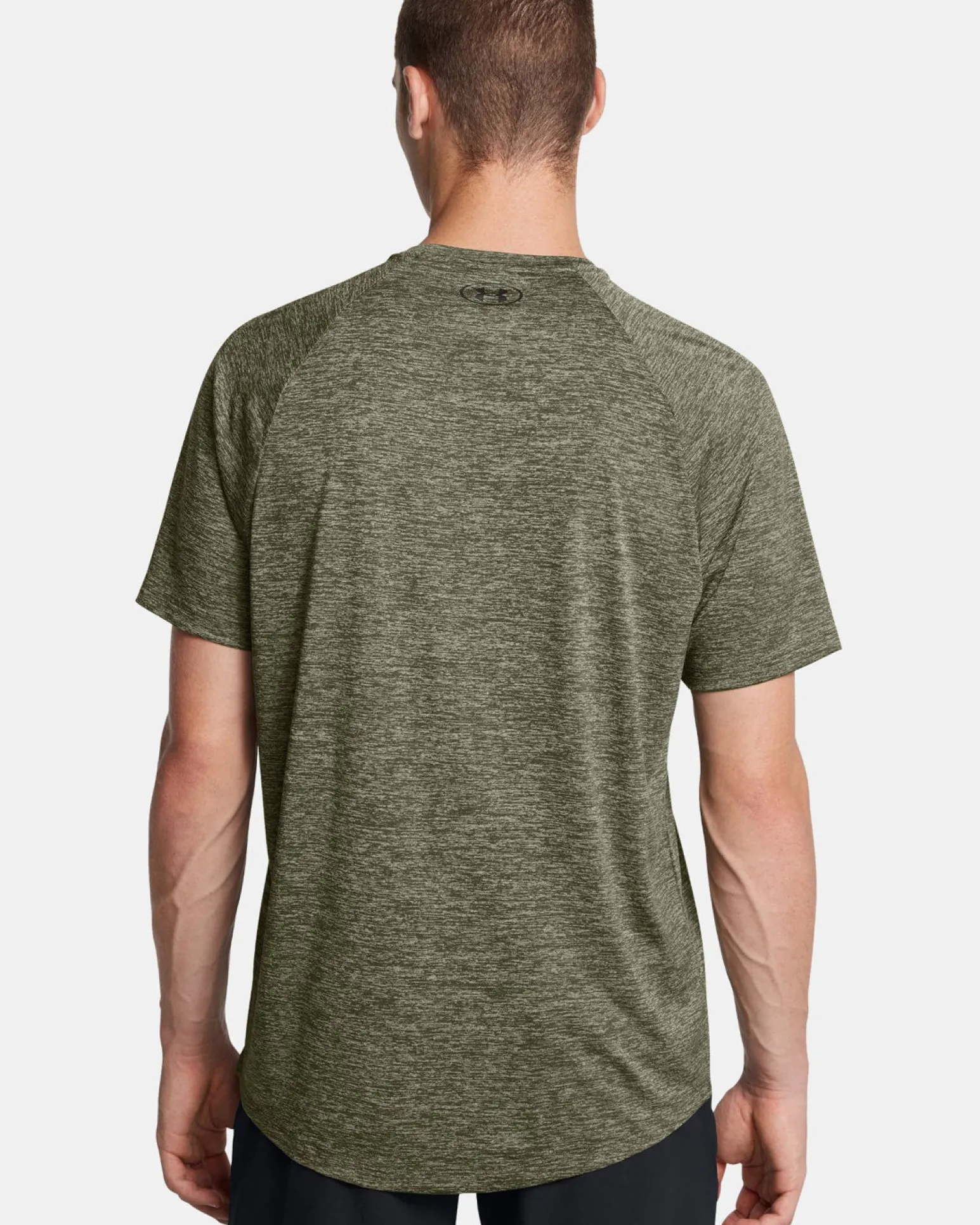 UNDER ARMOUR -T-SHIRT MEZZA MANICA TECH 2.0 SS VERDE DA UOMO, 1326413_0390