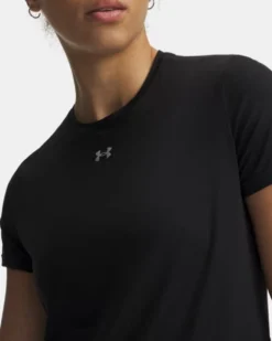 UNDER ARMOUR- T-SHIRT MEZZA MANICA UA VANISH SS ULTIMATE NERA DA DONNA, 6010870_0008