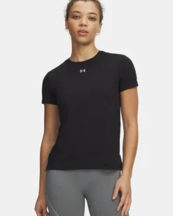 UNDER ARMOUR- T-SHIRT MEZZA MANICA UA VANISH SS ULTIMATE NERA DA DONNA, 6010870_0008