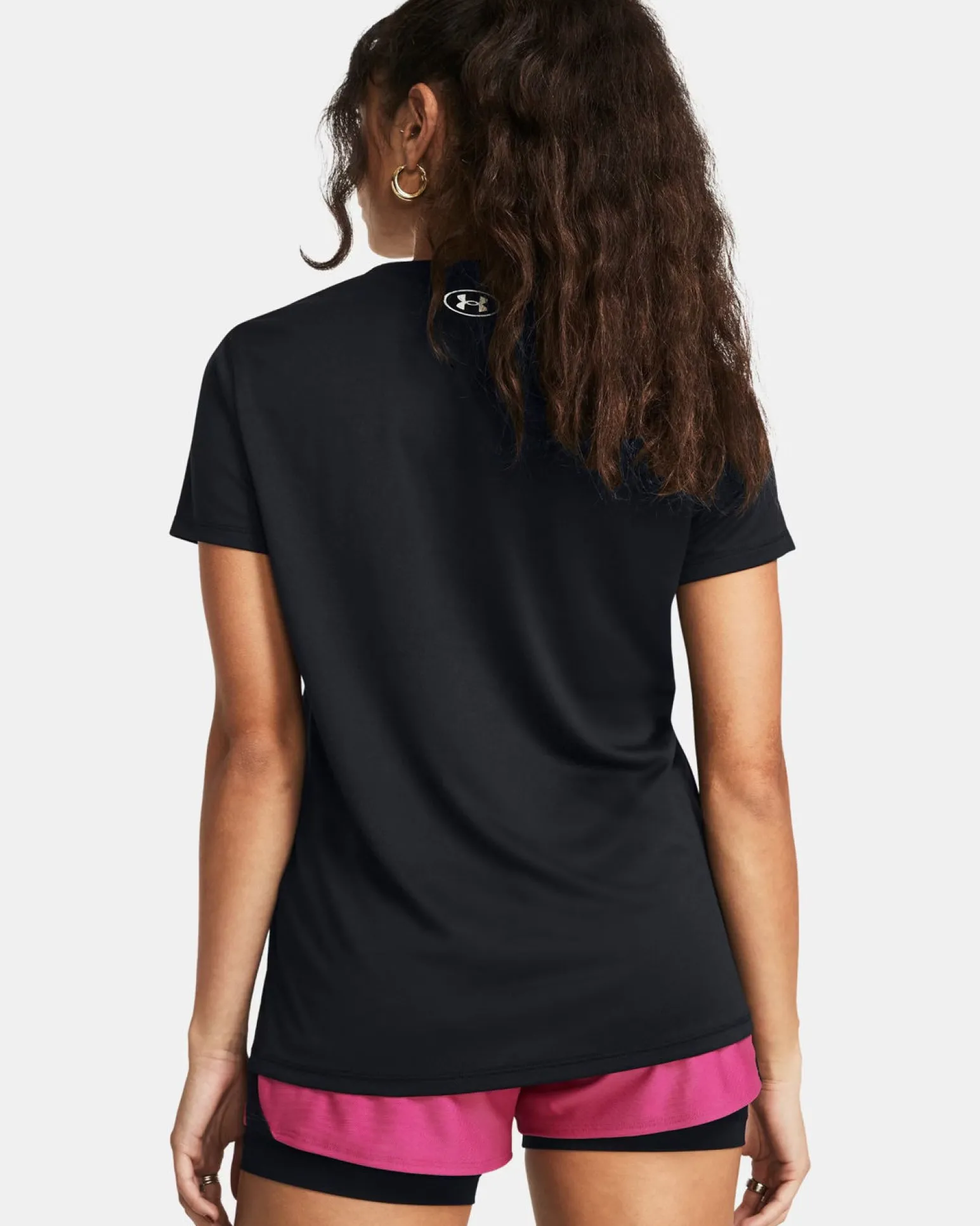 UNDER ARMOUR - T-SHIRT MEZZA MANICA TECH PIXELATE SSC NERA DA DONNA, 1384229_0001
