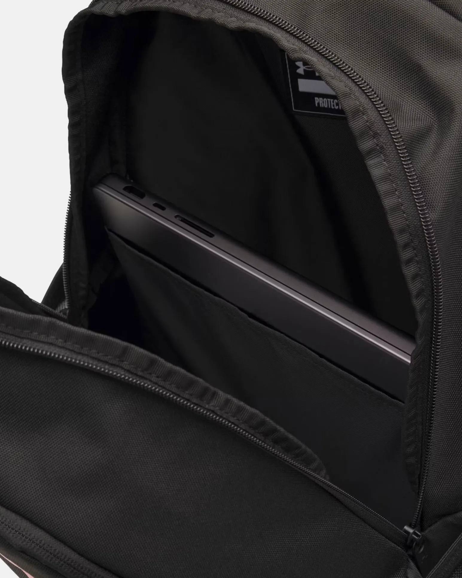 UNDER ARMOUR -ZAINO HUSTLE LITE BACKPACK NEO CON DETTAGLI ROSSI, 6000399_0002