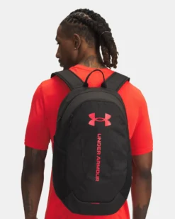 UNDER ARMOUR -ZAINO HUSTLE LITE BACKPACK NEO CON DETTAGLI ROSSI, 6000399_0002