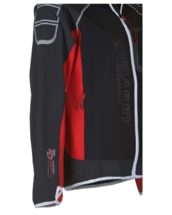 UNIVERS - GIACCA DA OUTDOOR COURMAYEUR NERA E ROSSA IDROREPELLENTE