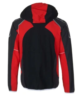 UNIVERS - GIACCA DA OUTDOOR COURMAYEUR NERA E ROSSA IDROREPELLENTE