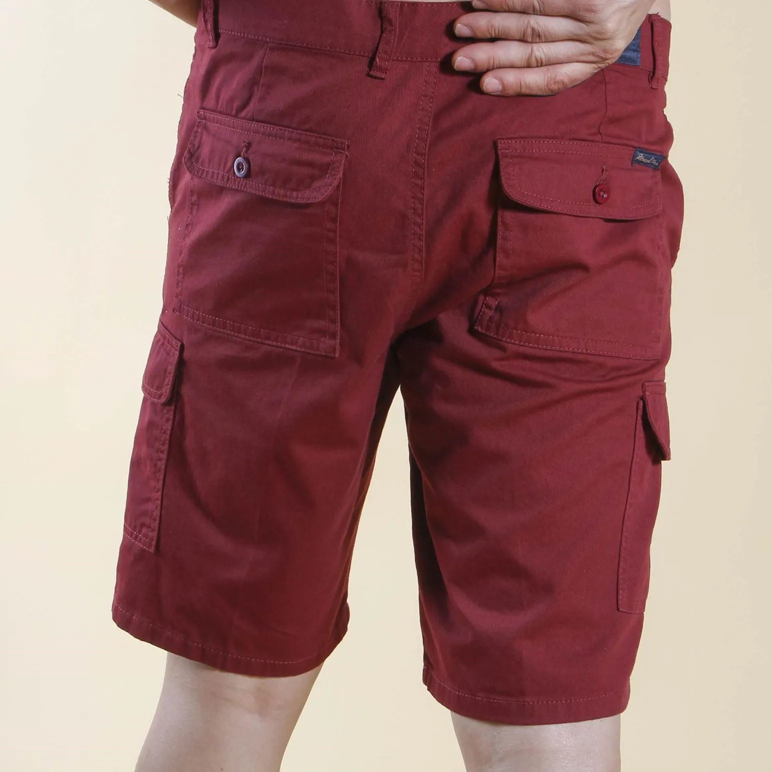 UOMO BERMUDA C/TASCONI TWILL 100% COTONE
