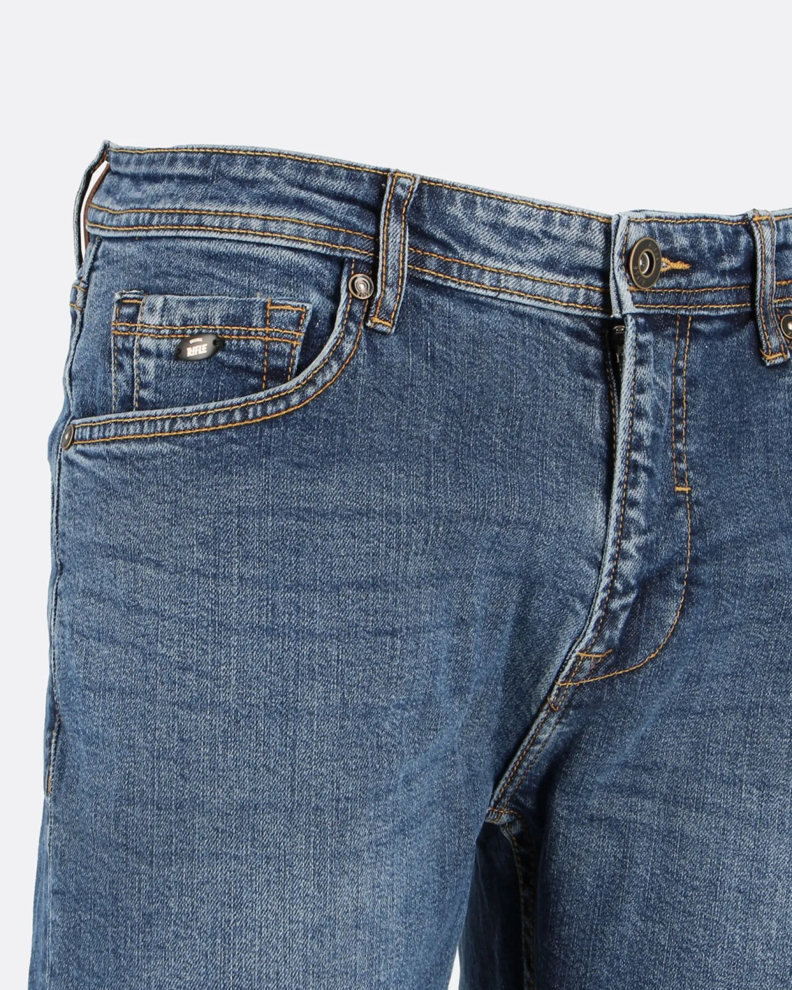 UOMO JEANS 5 TASCHE LAVAGGIO MEDIO