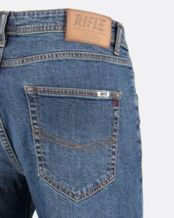 UOMO JEANS 5 TASCHE LAVAGGIO MEDIO