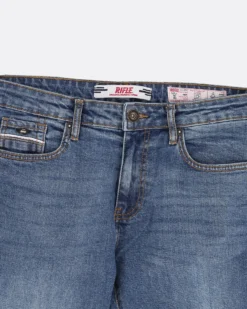 UOMO JEANS 5 TASCHE LAVAGGIO MEDIO