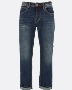 UOMO JEANS 5 TASCHE LAVATO SCURO