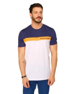 UOMO TSHIRT MANICA CORTA BICOLORE