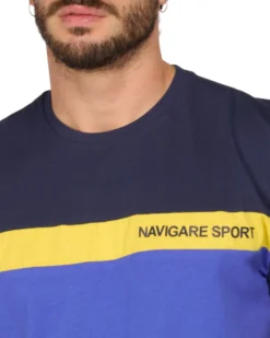UOMO TSHIRT MANICA CORTA BICOLORE