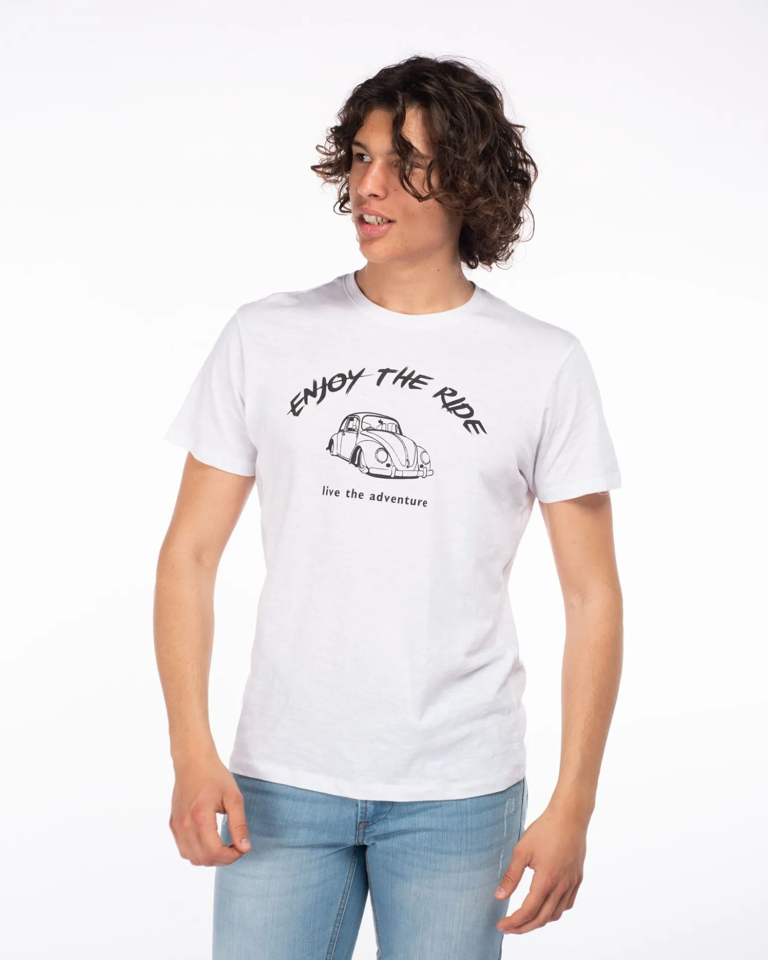 UOMO TSHIRT MEZZA MANICA MACCHINA FLUO