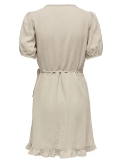 VESTITINO MEZZA MANICA SAY SS WRAP LINEN