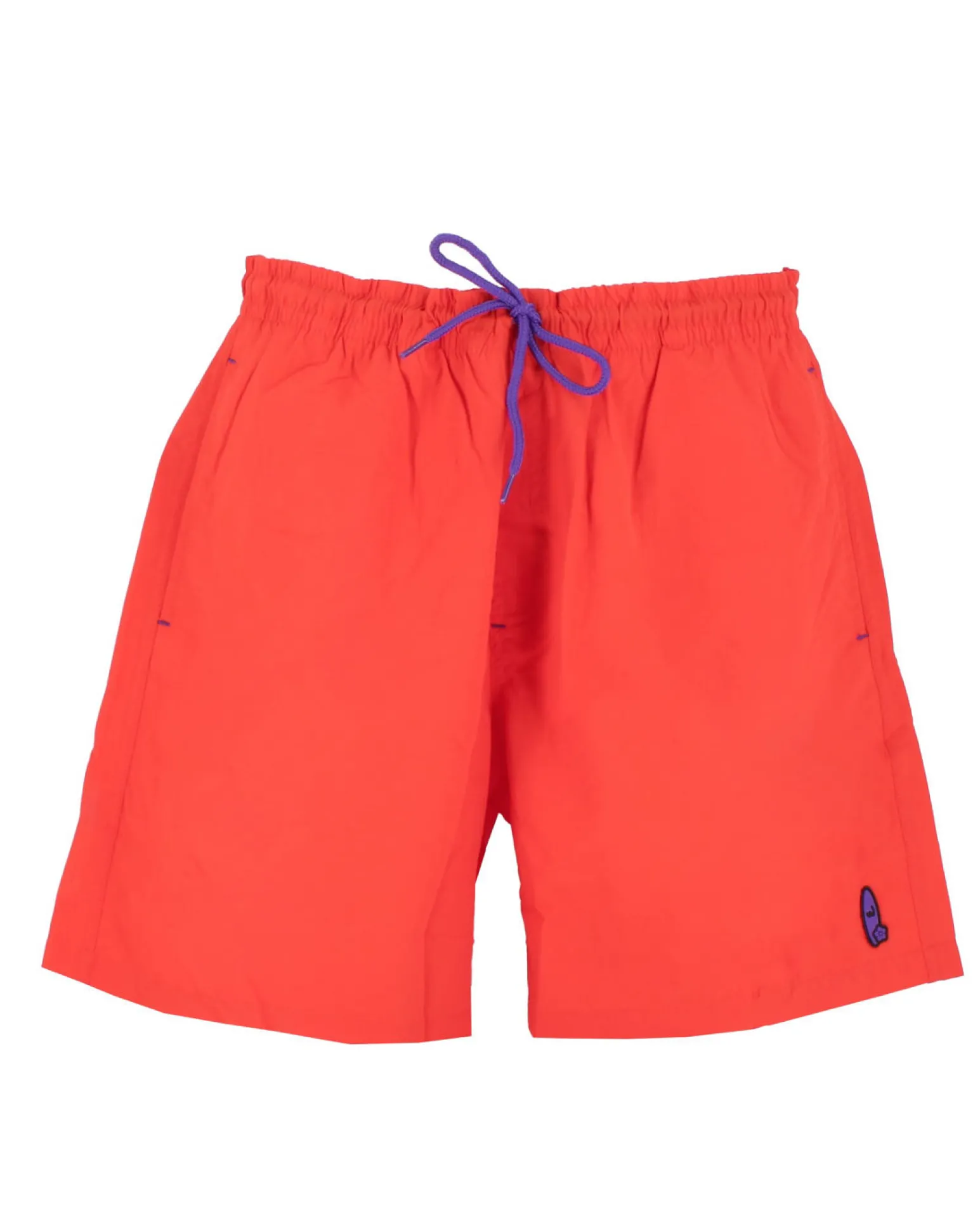 WAIKIKI RUN - BOXER DA MARE ARANCIONE CON DETTAGLI VIOLA, MENELAO