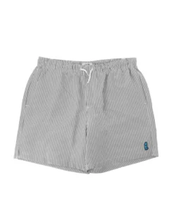WAIKIKI RUN - BOXER MARE A RIGHE BIANCO E BLU DA UOMO,  SATURNO