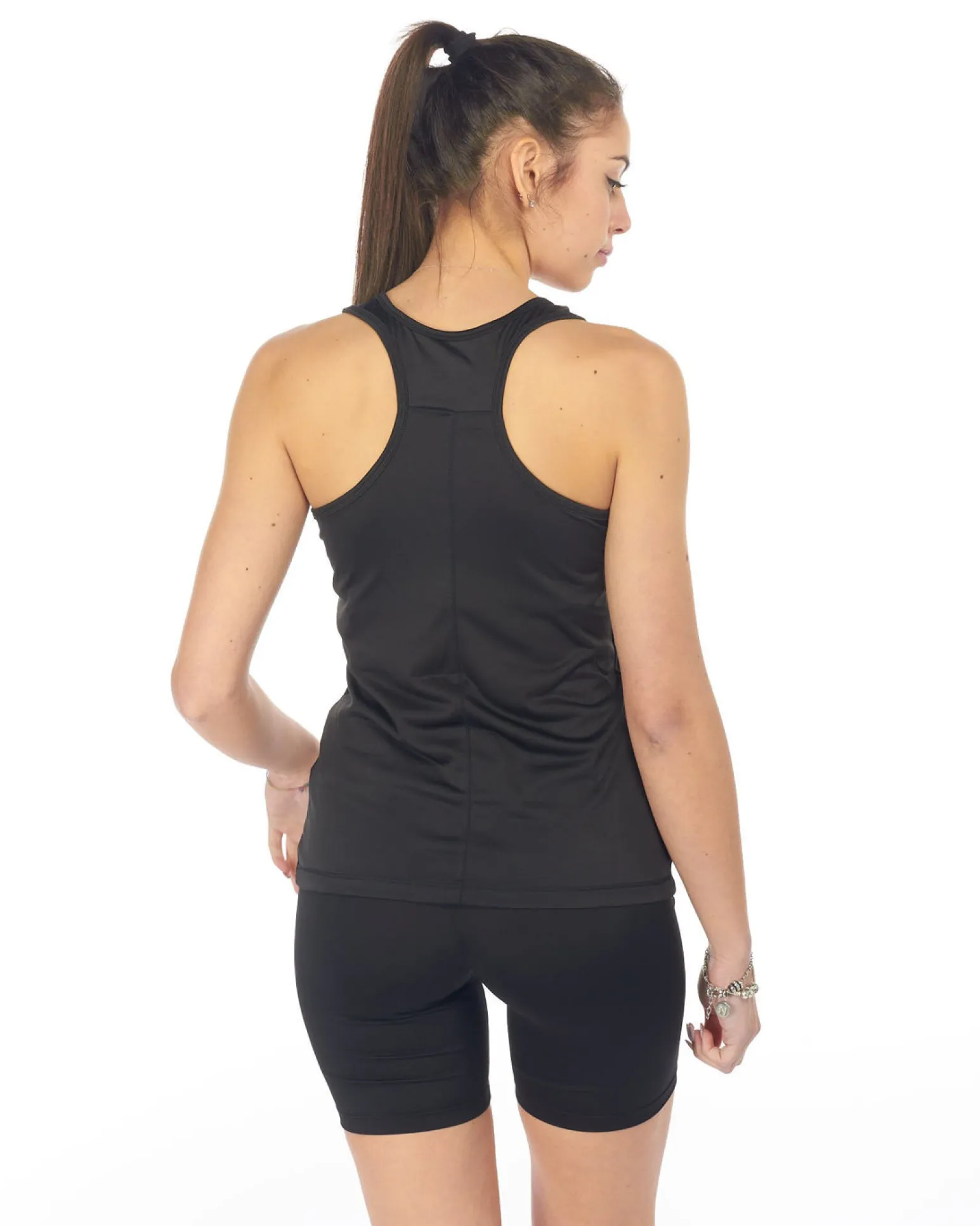 WAIKIKI RUN - CANOTTA SPORTIVA NERA DA DONNA - IRMA