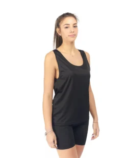 WAIKIKI RUN - CANOTTA SPORTIVA NERA DA DONNA - ASIA