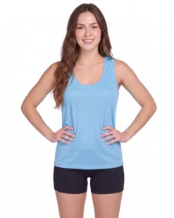 WAIKIKI RUN - CANOTTA SPORTIVA AZZURRA DA DONNA - ASIA