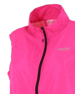 WAIKIKI RUN - GILET ANTIVENTO RUNNING DA DONNA FUXIA ZITA- AD01479_A4550