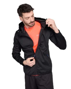 WAIKIKI RUN - GIUBBINO CON CAPPUCCIO BORTOLO SOFTSHELL - BORTOLO AU01777_A7250