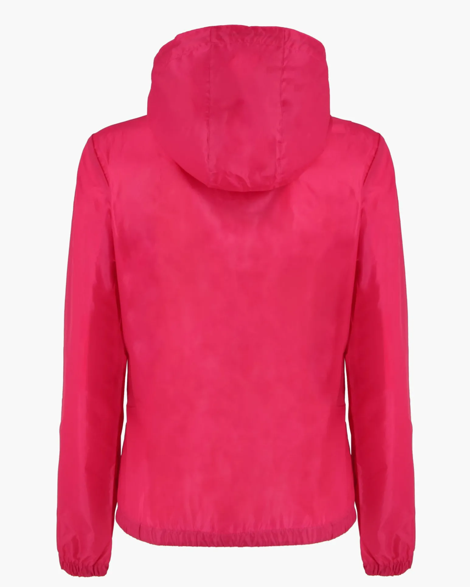 WAIKIKI RUN- - K-WAY CON CAPPUCCIO DONNA FUXIA CON DETTAGLI NERI - LESINA