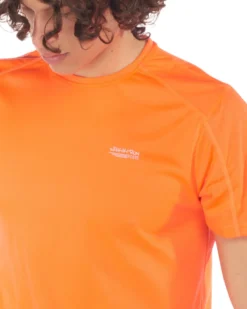 WAIKIKI RUN - T shirt da running arancione fluo in meh traspirante