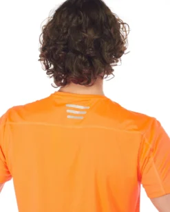 WAIKIKI RUN - T shirt da running arancione fluo in meh traspirante