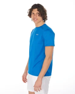 WAIKIKI RUN - T shirt da running blu in meh traspirante