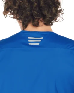 WAIKIKI RUN - T-SHIRT MEZZA MANICA SPORTIVA BLU ELETTRICO DA UOMO - ARGO
