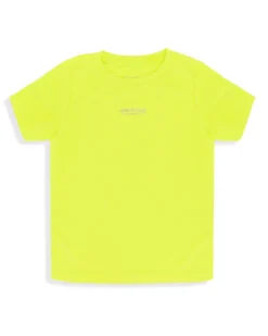 WAIKIKI RUN - T SHIRT MEZZA MANICA JUNIOR ( 4-13 ANNI) GIALLO FLUO , CAROTA