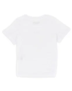 WAIKIKI RUN - T SHIRT MEZZA MANICA JUNIOR ( 4-13 ANNI) BIANCA, CAROTA