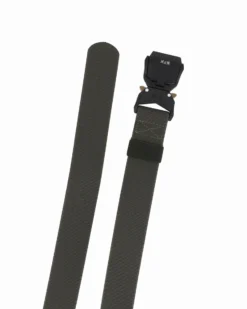 WAMPUM - Cintura tattica elasticizzata verde militare da uomo con scatola