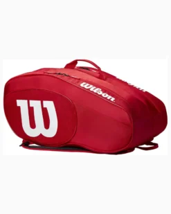 WILSON - BORSONE TEAM PADEL BAG ROSSO, WR89001020