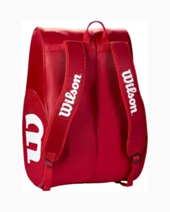 WILSON - BORSONE TEAM PADEL BAG ROSSO, WR89001020