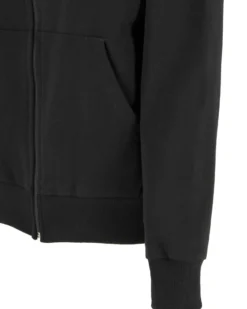 XTREME BOXING - Felpa con cappuccio e zip completa nera da donna in cotone