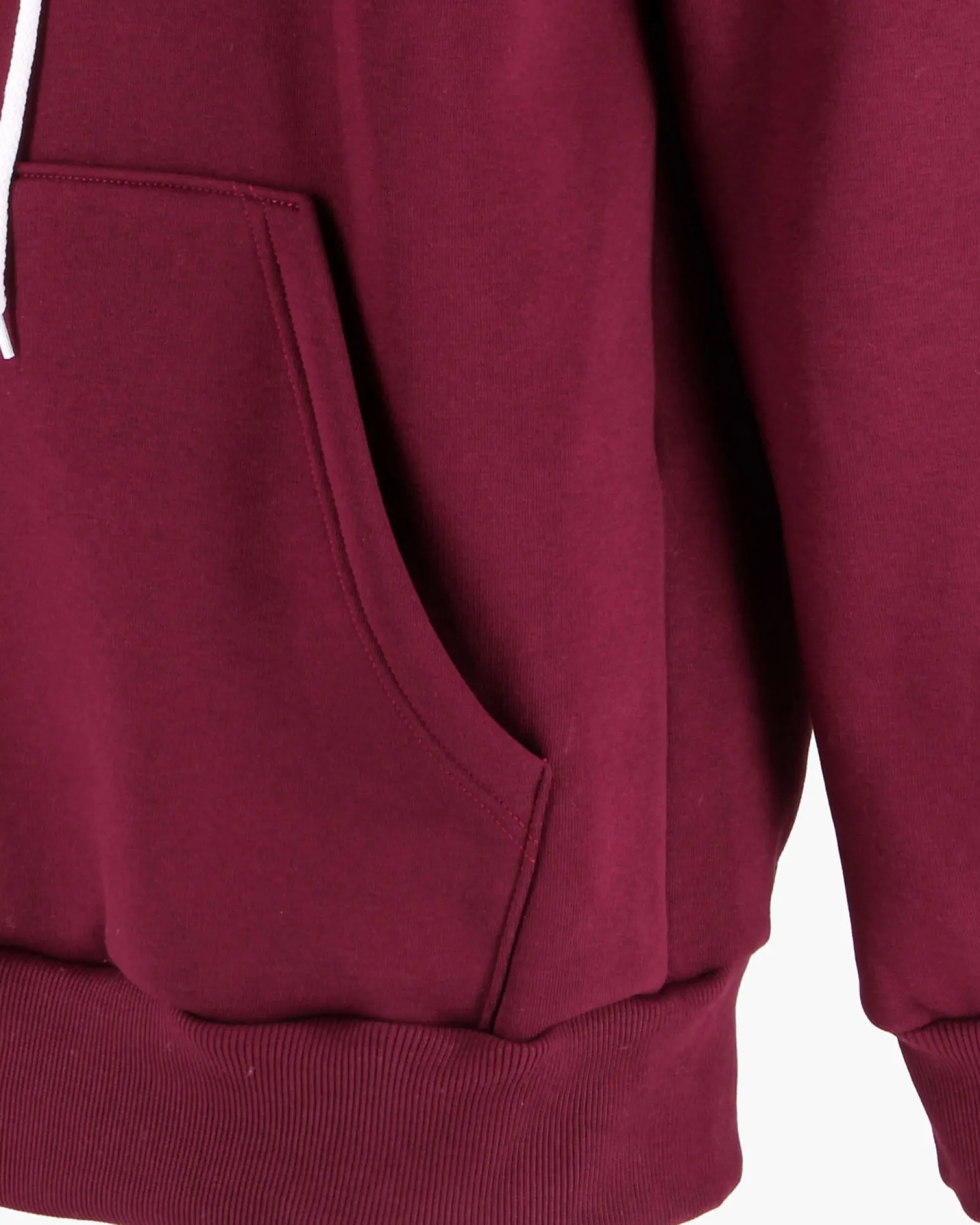 XTREME BOXING - FELPA CON CAPPUCCIO BORDEAUX DA UOMO