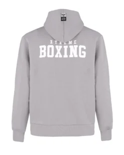 XTREME BOXING - FELPA CON CAPPUCCIO GRIGIA DA UOMO
