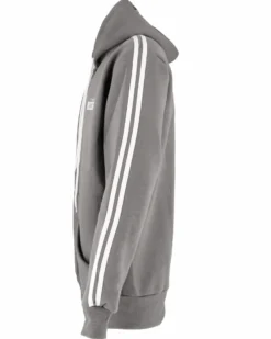 XTREME BOXING - FELPA GRIGIA DA UOMO FULL ZIP CON CAPPUCCIO
