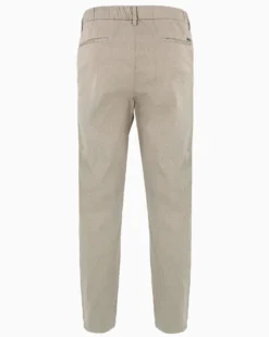 YELLOW DOG - Pantalone tasca america grigio chiaro con laccio