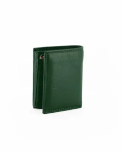 YOU YOUNG COVERI - Portafoglio verde in VERA PELLE da donna